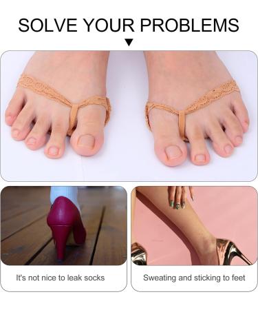 Healifty Non-Slip Forefoot Cushion Pads - 4 Pairs Half Size Toe Protectors for High Heels & Kids - Comfort for Women & Men - Buy Online on GoSupps.com