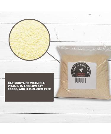 Premium Gluten-Free White Ijebu Garri - 100% All-Natural Nigerian Food (1.2kg) - Buy Online on GoSupps.com