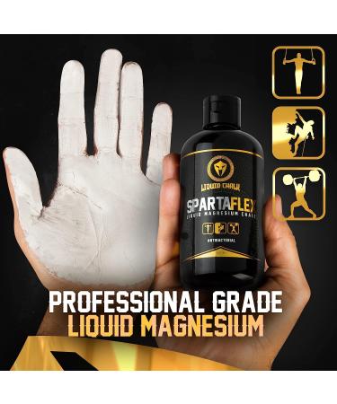 SpartaFlex 8.5 Oz Pro Liquid Chalk for Weightlifting, Rock Climbing, Gymnastics - Gym Chalk for Lifting, Climbing, Powerlifting - Liquid Grip for Enhanced Performance - Buy Online on GoSupps.com