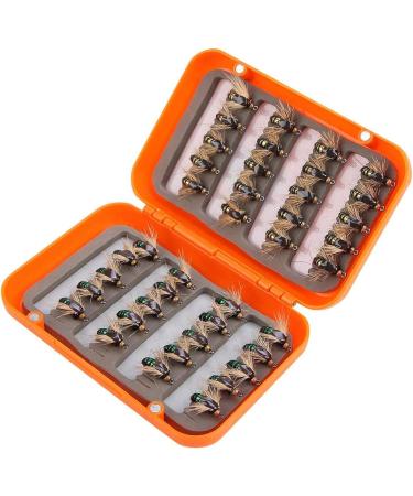 Wytino Fishing Trout Flies Kit - 40 Lifelike Lures & Hooks for Fly Fishing - Premium Trout Flies Box #4 - Buy Online on GoSupps.com