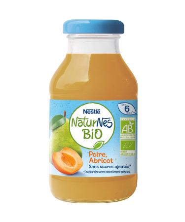 Nestl B b Naturnes BIO Boisson Poire Abricot D s 6 Mois 200 ml Poire Abricot 200 ml (Lot de 1)