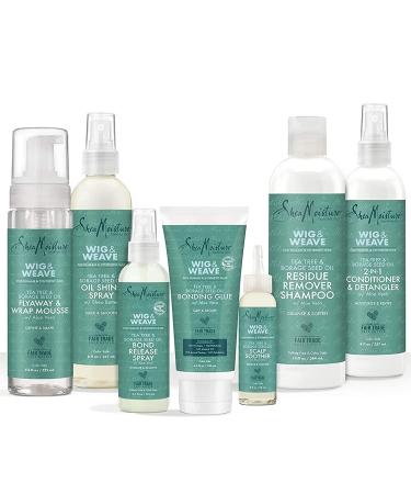 SheaMoisture Bond Release Hair Spray for Wig and Weave Tea Tree Oil Borage Seed Oil & Aloe Vera Alcohol Free Hairspray to Soften and Remove Wig Glue & Weave Adhesive 2 Pack - 4.1 Fl Oz Ea - Buy Online on GoSupps.com