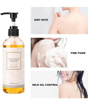 Anti Mite Shower 260ml Exfoliate Shower Gel Anti Mite Acid Moisturizing Body Wash Unisex Body Care Exfoliate Shower Gel for Women and Men - Buy Online on GoSupps.com