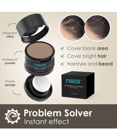 Hairline Powder Hairline Shadow Powder for Thinning Hair Root Touch Up Powder Natural Looking Hair Root Cover Up Quick Cover Hairline for Women & Men (Light Brown) - Buy Online on GoSupps.com
