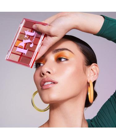 PYT BEAUTY Highly Pigmented Warm Lit Nude Eyeshadow Palette | Hypoallergenic Vegan Makeup - Talc Free | 1 Count - Buy Online on GoSupps.com