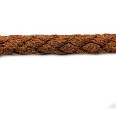 Durable Dog Leash for Large Breeds - Jumbo Size 2.50m Hand Loop 80 kg Capacity Training & Exercise Line in 17 Colors - Brown - Buy Online on GoSupps.com