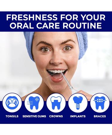 ORAVIX Manual Water Flosser - Tonsil Stone Irrigator for Travel Teeth Cleaning | Soft Floss Remover and Mini Tonsil Cleaner - Orali - Buy Online on GoSupps.com