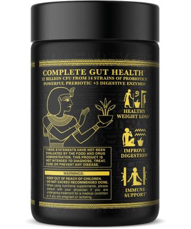 Ambrosia Flora Digestive Enzymes with Probiotics and Prebiotics Plant Based Gut Health Supplement 32 Billion CFU Vegan Probiotic for Digestive Health (30 Servings) - Buy Online on GoSupps.com