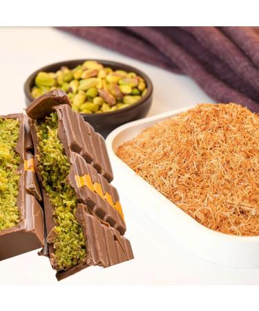 Pufai Erendiz Set of 5 sticks of roasted Kadaifi dough Kadaifi special for chocolate Dubai Angel hair in a practical packaging of good quality long life 200 g - Buy Online on GoSupps.com