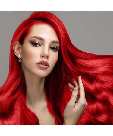 Temporary Hair Color Wax Temporary Hair Dye WaxTemporary Hairstyle Cream Dye Temporary modeling natural color hair dye wax for men women all ages friends beautician Red E - Buy Online on GoSupps.com