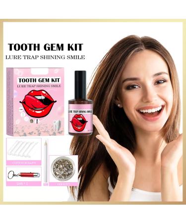 Delura Tartar Jewelry Set - Premium Tooth Gem Kit with Glue & Toothstones for Stunning Tooth Jewelry - Buy Online on GoSupps.com
