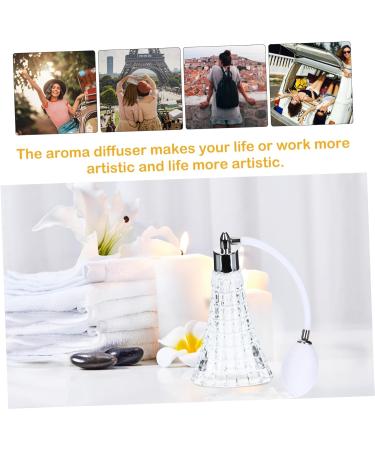 HAPINARY Perfume Bottle Refillable Perfume Spray Bottle Sprayer for Perfume Crystal Decor Retro Decor Antique Perfume Atomizers for Essential Oils Tassels Vintage White Glass Decorate - Buy Online on GoSupps.com