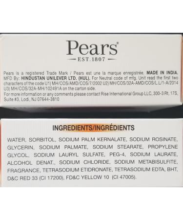 Pears Transparent Soap 3.5oz - Gentle Cleanser for All Skin Types | Buy Internationally Online - Buy Online on GoSupps.com