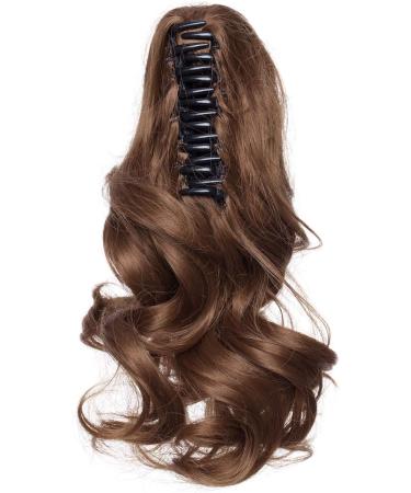 Light Brown Wavy Claw Clip Ponytail Hair Extension 12 - Cute and Convenient for Stylish Looks - Buy Online on GoSupps.com
