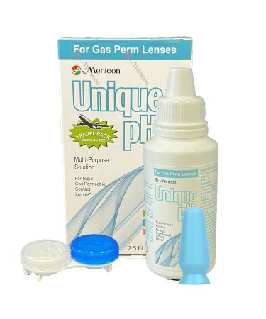 Menicon Unique pH Multi-Purpose Saline Solution Travel Pack 2.5 Oz and DMV Scleral Cup Large Contact Lens Handler - Remover, Inserter - Bundle of 2 Items - Buy Online on GoSupps.com