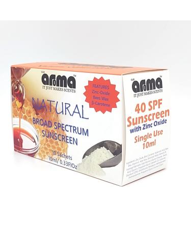 Buy Original Sunscreen Lotion with Beta-Carotene - Broad Spectrum SPF 40 | Single-Use Sachets for International Shipping - Buy Online on GoSupps.com