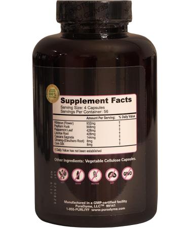 Puradyme Herbal Colon Cleanse & Detox Supplement - 225 Capsules by Lou Corona - Buy Online on GoSupps.com