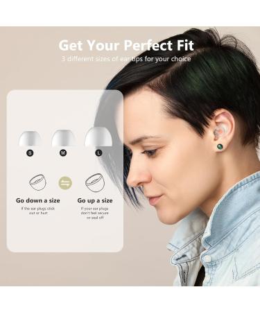 Reusable Ear Plugs for Noise Reduction | Clear Speech Earplugs for Work & Social Gatherings | 6 Pair S/M/L Tips 15-18 dB SNR - Buy Online on GoSupps.com