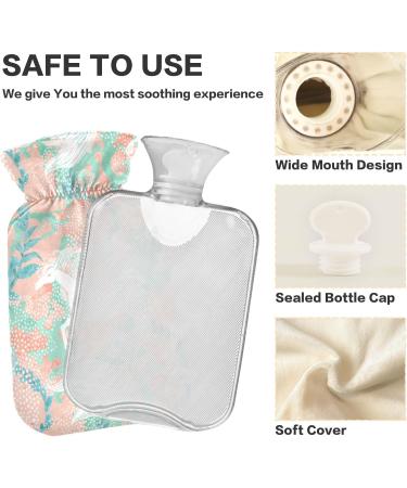 Naanle Hot Water Bottle - Magical Mermaid Unicorn Design | 1L Heat Bottle for Back Pain Relief & Neck Therapy | Hand & Foot Warmer - Ideal for Hot & Cold Relief - Buy Online on GoSupps.com