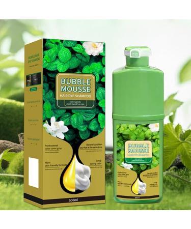  Generisch Bubble Mousse Hair Dye Shampoo 500ml 3-year shelf life plant-based mousse hair color fast-acting natural hair mousse with plant-based dye formula hair dye for - Buy Online on GoSupps.com