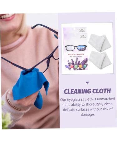FOMIYES 10 Pcs Glasses Lens Wipes - Portable Eyeglasses Cleaning Cloths & Jewelery Cleaner for Crystal Clear Vision - Buy Online on GoSupps.com