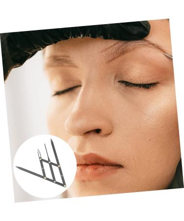 Ipetboom Eyebrow Scale Mold Eyebrow Shape Second Generation 16X4.5X0.6CM Black - Buy Online on GoSupps.com