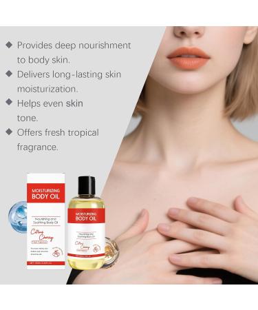 Citrus Cherry Moisturizing Body Oil Nourishing and Soothing Fresh Fragrance 100mL/3.38 FL OZ - Buy Online on GoSupps.com
