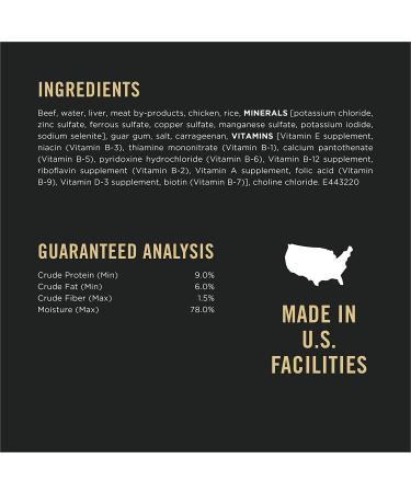 Purina Pro Plan Adult Wet Dog Food - High Protein Beef & Rice Formula - Buy Online on GoSupps.com