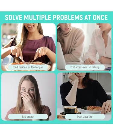 Buy Stainless Steel Tongue Scraper for Adults & Kids | 2 Pack Double Scraping Heads with Travel Case for Fresh Breath - Silver - Buy Online on GoSupps.com