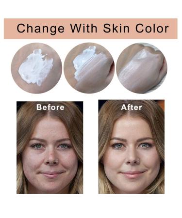 Color Changing Foundation Liquid Base 2 PACK Flawless Colour Changing Warm Skin Tone Foundation Makeup BB Cream Makeup Base Concealer Cover Moisturizing Fluid for all Skin Tone SPF15 - Buy Online on GoSupps.com