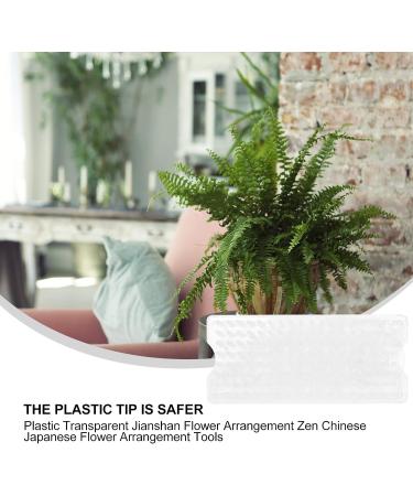 ABOOFAN Clear Rectangular Flower Frog - Floral Arranging Pin Frog for Artistic Bouquets | Flower Art Supplies - Buy Online on GoSupps.com