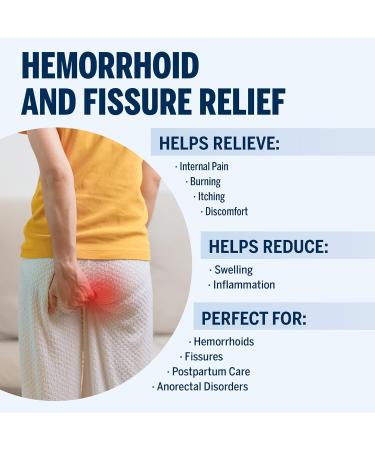 Ariella Hemorrhoid Treatment Suppository Gel: 6 Count - Natural & Herbal - Relieve Itching Burning Discomfort - Internal Relief - New Rounded Applicator - Nighttime Use Aloe Pack of 6 - Buy Online on GoSupps.com