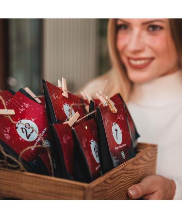 Buy Premium Coffee Advent Calendar 2024 | Fair Trade | 24 x 30g Bean Gift | Support People with Disabilities - Buy Online on GoSupps.com