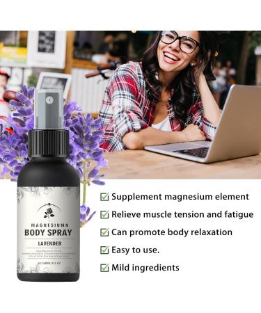 2024 New 1/2/3Pcs Magnesium Spray Lavender - Magnesium Spray for Sleep and Anxiety | Magnesium Body Spray | Magnesium Oil Body Spray | Pure Magnesium Chloride Body Spray - 60ML/2FL.OZ (3pcs Magnesium Spray) - Buy Online on GoSupps.com