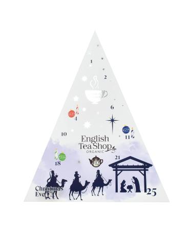 English Tea Shop Advent Calendar Nativity- 25 Pyramid Biodegradable Tea Bags
