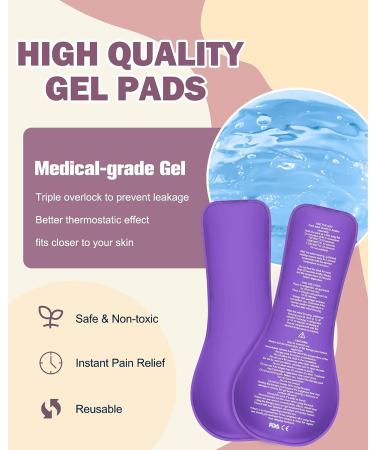 Perineal Ice Packs for Postpartum Pain Relief - Reusable Hot & Cold Pads for Pregnancy & Hemorrhoids - Includes 2 Ice Packs with 4 Washable Sleeves - 6 PCS - Buy Online on GoSupps.com