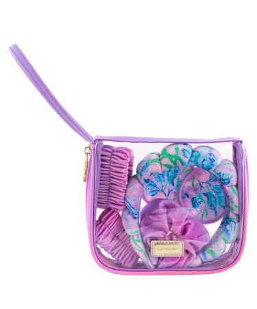 Lilly Pulitzer Self Care Kit - Spa Gift Set for Women | Spa Headband Face Wash Pads Wristbands & Scrunchie | Secret Escape - Buy Online on GoSupps.com