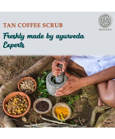 Tan Coffee Scrub (100g) - 100% Ayurvedic Exfoliator for Sun Tanning & Soft Skin | Moisturizing Natural Skincare - Buy Online on GoSupps.com