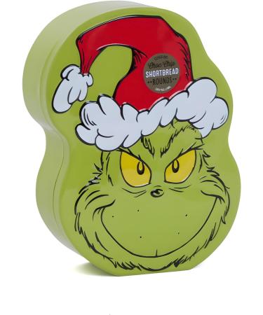 Grinch Tin & Chocolate Chip Shortbread Biscuits 150g: Christmas Cookies for a Novelty Xmas Treats Gift - Buy Online on GoSupps.com