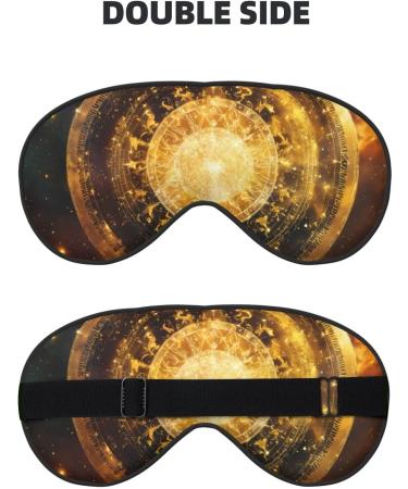 Shop Bronze Century Gears Clock Soft Sleep Eye Mask | Breathable Female Eye Patch for Travel & Relaxation - Buy Online on GoSupps.com