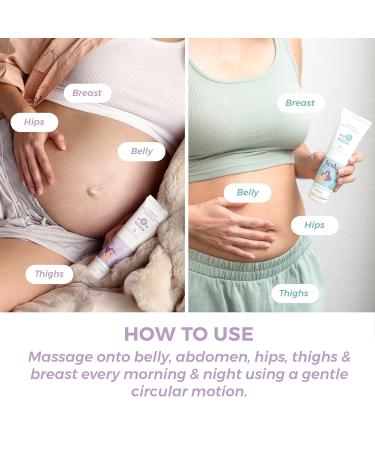 Leska Maternity Stages B & C Set | HYDRATE Belly Cream & RESTORE All-Over Toning Gel | Pregnant Moms Months 6-9 and Postpartum | Part of Complete 3-Part Maternity Skincare System (Set of 2 4oz each) 4-9+ Months Cream & Ge  - Buy Online on GoSupps.com