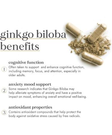 Fushi Organic Ginkgo Biloba Capsules 60 Caps | Fresh-Ground Whole Food | Memory Boosting Properties | Ethical & Vegan | Made in the UK Packaging may vary - Buy Online on GoSupps.com