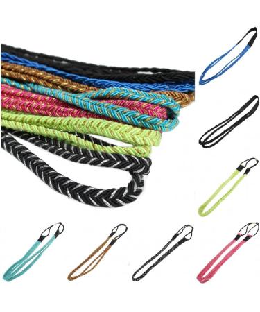 JUSTFOX Braided Hairband - Beautiful Multi-Color Hair Accessories | Stylish Black Headband for Women - Buy Online on GoSupps.com