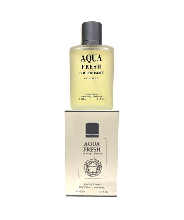 META-BOSEM Aqua Fresh Men's Cologne Eau de Toilette Natural Spray - Fresh Woody Scents - Aquatic Marine Notes - Great Holiday Gift - for All Day Use - a Classic Bottle 3.4 Fluid Ounce/100Ml Aqua Fresh 3.4 Fl Oz (Pack of 1) - Buy Online on GoSupps.com
