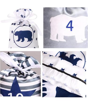 5 Pcs Calendar Pouch - Cute Advent Calendar Gift Drawstring Bag Hanging Satin Bags with Drawstring Gift Wrap Gift Bag Set Reusable for Wall Home Holiday Decor Gyouza 5 Pcs 10*14cm - Buy Online on GoSupps.com