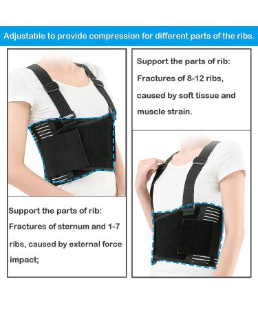 Jeelathy Rib Brace Belt for Men and Women - Breathable Support Wrap for Ribs - Large Size - Buy Online on GoSupps.com