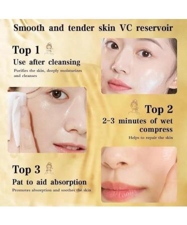 Vc Toner Korean Face VC Skin Toner Refreshing Moisturizing Rejuvenating Wet Compress Moisturizing Water Lotion Deep Moisturize Improve Skin Elasticity 2 Pieces - Buy Online on GoSupps.com