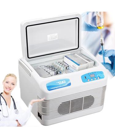 Portable Insulin Refrigerated Box - Car refrigerator Mini fridge Insulin Cooler Travel case USB car Charging Medicine Refrigerator for Insulin Vaccine Eye Drops 12L