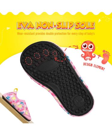 Yorgou Baby Beach Shoes - Quick-Drying Dinosaur Pink Aqua Shoes for Kids | Slipproof Water Shoes for Beach & Pool - Buy Online on GoSupps.com
