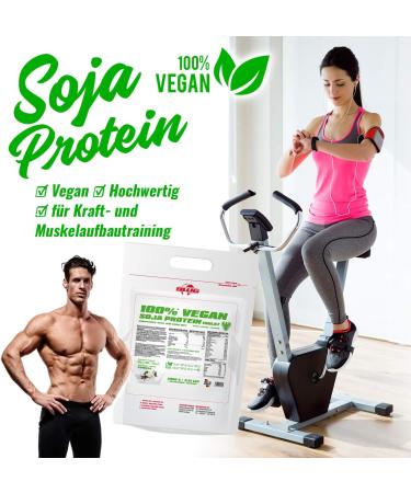 BWG Soy Isolate Protein Shake - 100% Vegan & Lactose-Free Pure Soy Protein Powder - Premium Chocolate Flavor - 2500g - Buy Online on GoSupps.com
